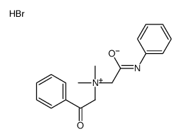 (2-anilino-2-oxoethyl)-dimethyl-phenacylazanium,bromide结构式