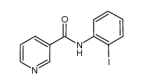 N-(2-iodophenyl)pyridine-3-carboxamide结构式