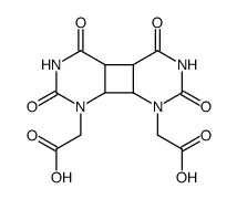 (2,4,5,7-tetraoxo-decahydro-cyclobuta[1,2-d,4,3-d']dipyrimidine-1,1'-diyl)-bis-acetic acid Structure