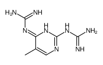 2-[2-(diaminomethylideneamino)-5-methylpyrimidin-4-yl]guanidine Structure