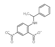 Benzenemethanamine,N-(2,4-dinitrophenyl)-a-methyl-结构式