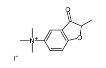 trimethyl-(2-methyl-3-oxo-1-benzofuran-5-yl)azanium,iodide结构式