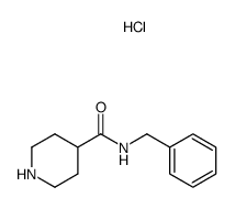 N-Benzyl-4-piperidinecarboxamide hydrochloride structure