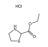 ETHYL THIAZOLIDINE-2-CARBOXYLATE HYDROCHLORIDE structure