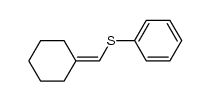 ((phenylthio)methylene)cyclohexane Structure