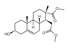 3β-hydroxy-16,17-seco-androst-5-ene-16,17-dioic acid dimethyl ester Structure