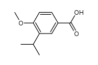 4-Methoxy-3-isopropylbenzoic acid Structure