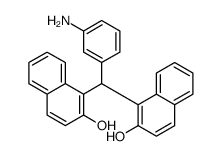 1-[(3-aminophenyl)-(2-hydroxynaphthalen-1-yl)methyl]naphthalen-2-ol Structure