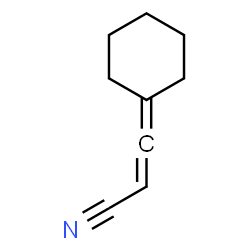 2-Propenenitrile, 3-cyclohexylidene- (9CI)结构式