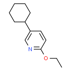 Pyridine, 5-cyclohexyl-2-ethoxy- (9CI)结构式