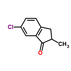 6-Chloro-2-methyl-1-indanone Structure