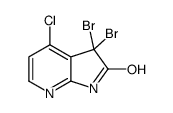 3,3-Dibromo-4-chloro-1H-pyrrolo[2,3-b]pyridin-2(3H)-one picture
