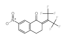 2-(1,1,1,3,3,3-hexafluoropropan-2-ylidene)-7-nitro-tetralin-1-one Structure