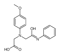 2-(N-(2-anilino-2-oxoethyl)-4-methoxyanilino)acetic acid结构式