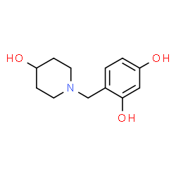 1,3-Benzenediol, 4-[(4-hydroxy-1-piperidinyl)methyl]- (9CI) picture
