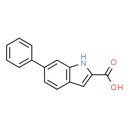 6-phenyl-1H-indole-2-carboxylic acid Structure