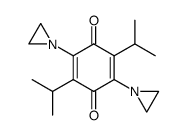 2,5-bis(1-aziridinyl)-3,6-diisopropyl-1,4-benzoquinone Structure