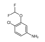 4-chloro-3-(difluoromethoxy)aniline Structure