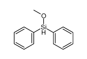 diphenyl(methoxy)silane Structure