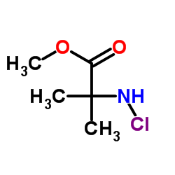 Methyl N-chloro-2-methylalaninate结构式