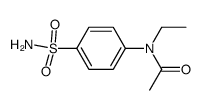 N-acetyl-N-ethyl-sulfanilic acid amide Structure