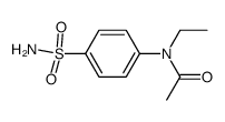 N-acetyl-N-ethyl-sulfanilic acid amide结构式