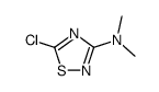 5-chloro-3-dimethylamino-1,2,4-thiadiazole Structure