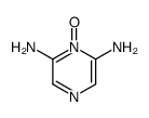 1-oxy-pyrazine-2,6-diamine结构式