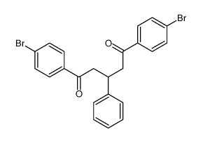 1,5-bis(4-bromophenyl)-3-phenylpentane-1,5-dione结构式