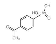(4-acetylphenyl)arsonic acid Structure