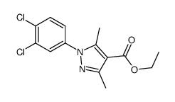 ethyl 1-(3,4-dichlorophenyl)-3,5-dimethylpyrazole-4-carboxylate Structure