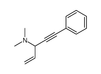 N,N-dimethyl-5-phenylpent-1-en-4-yn-3-amine结构式