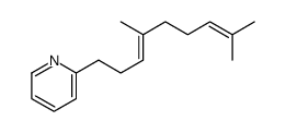 2-(4,8-dimethylnona-3,7-dienyl)pyridine结构式