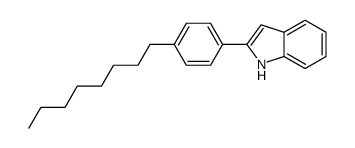 2-(4-octylphenyl)-1H-indole Structure