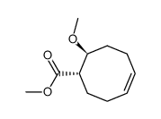 methyl trans-8-methoxy-4-cyclooctenecarboxylate结构式