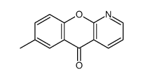 7-methyl-5H-chromeno(2,3-b)pyridin-5-one Structure