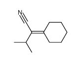 (Cyano-isopropylmethylen)-cyclohexan结构式