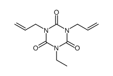 1,3-diallyl-5-ethyl-[1,3,5]triazinane-2,4,6-trione Structure