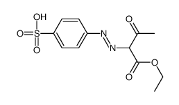 4-[(1-ethoxy-1,3-dioxobutan-2-yl)diazenyl]benzenesulfonic acid结构式