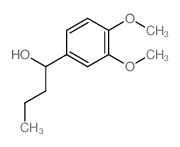 1-(3,4-dimethoxyphenyl)butan-1-ol structure