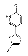 (bromo-5 thienyl-2)-6 dihydro-2,3 pyridazinone-3结构式