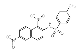Benzenesulfonamide,N-(1,6-dinitro-2-naphthalenyl)-4-methyl- picture