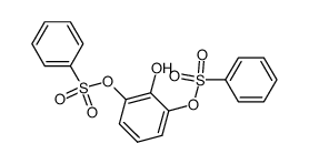 2-hydroxy-1,3-phenylene dibenzenesulfonate Structure