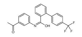 N-(3-acetylphenyl)-2-[4-(trifluoromethyl)phenyl]benzamide Structure