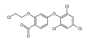 1,3,5-trichloro-2-[3-(2-chloroethoxy)-4-nitrophenoxy]benzene Structure