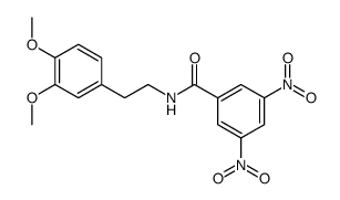 N-(3,4-dimethoxyphenethyl)-3,5-dinitrobenzamide结构式
