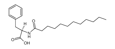 N-dodecanoyl-D-phenylalanine Structure