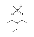 triethylamine, methanesulfonyl chloride结构式