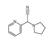 pyridin-2-yl-pyrrolidin-1-yl-acetonitrile Structure