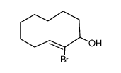 trans-2-Brom-3-hydroxycyclodec-1-en结构式